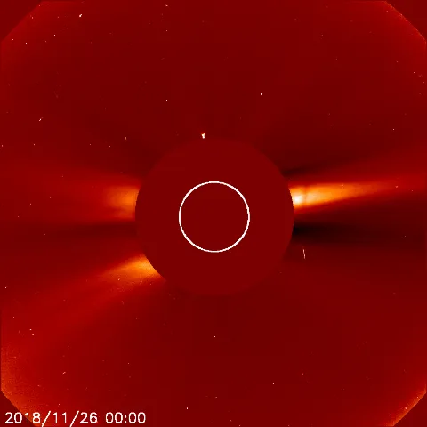 Image of solar wind