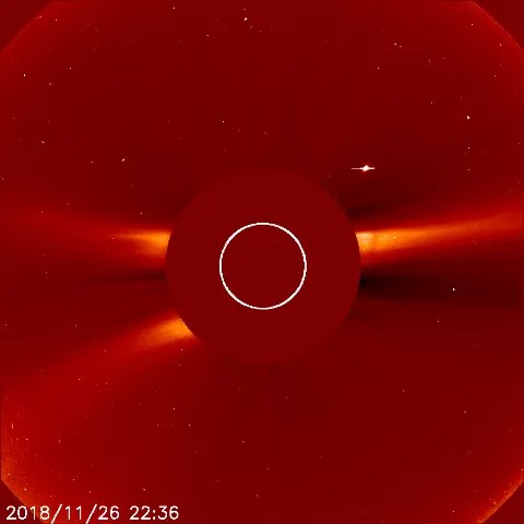 Image of solar wind