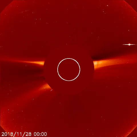 Image of solar wind