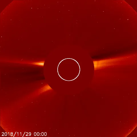 Image of solar wind