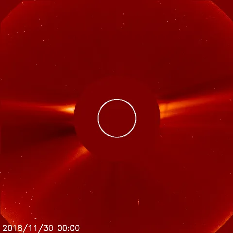 Image of solar wind