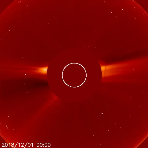 Image of solar wind