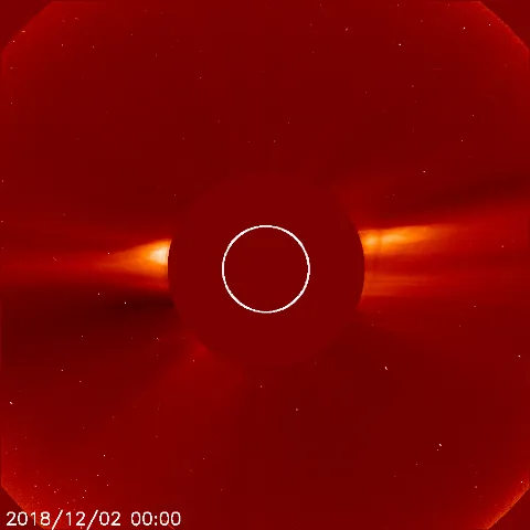 Image of solar wind