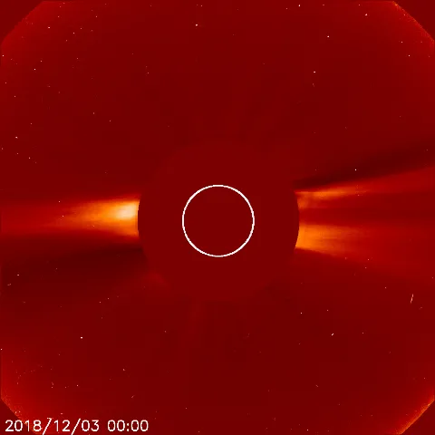 Image of solar wind