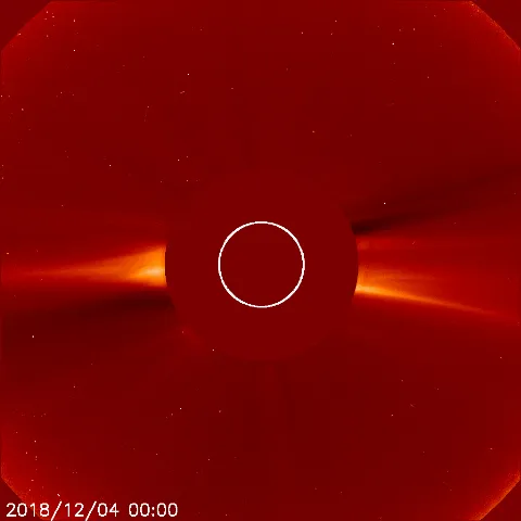 Image of solar wind