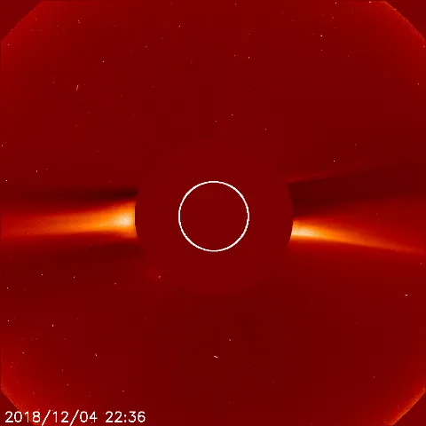 Image of solar wind