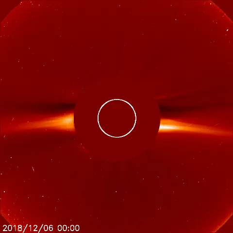 Image of solar wind