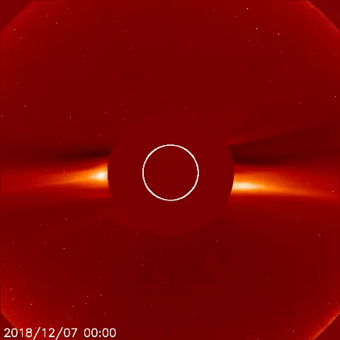 Image of solar wind