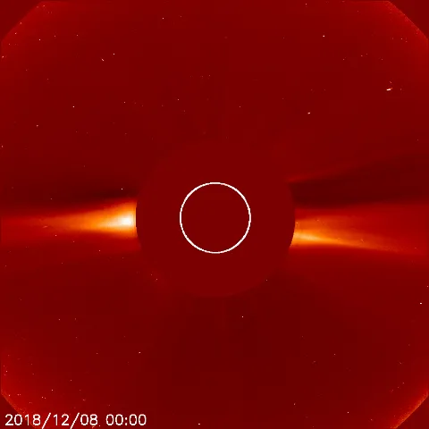 Image of solar wind