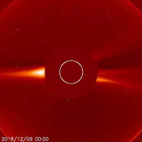 Image of solar wind