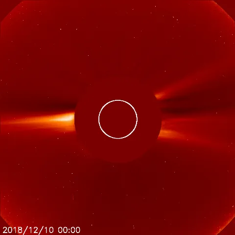 Image of solar wind