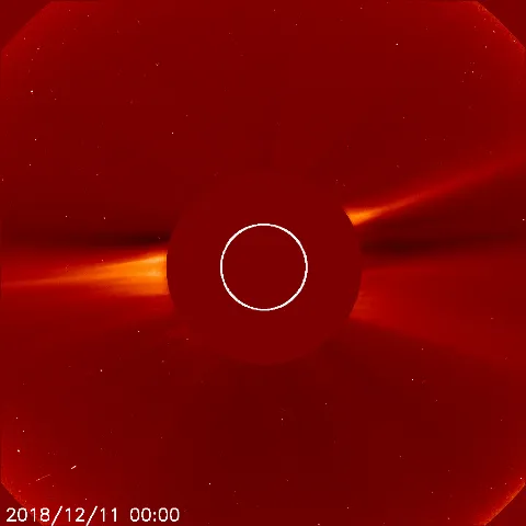 Image of solar wind