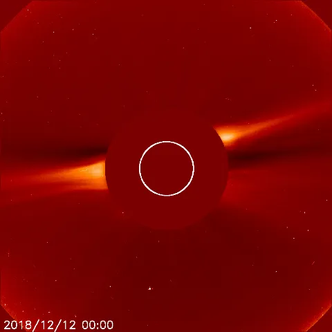 Image of solar wind