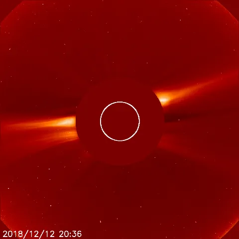 Image of solar wind