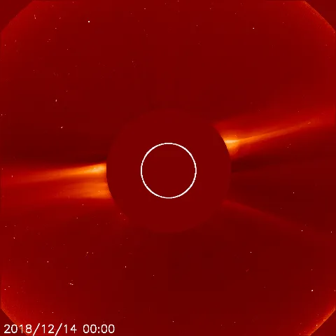 Image of solar wind