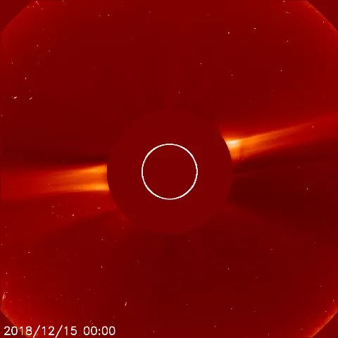 Image of solar wind