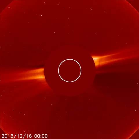 Image of solar wind