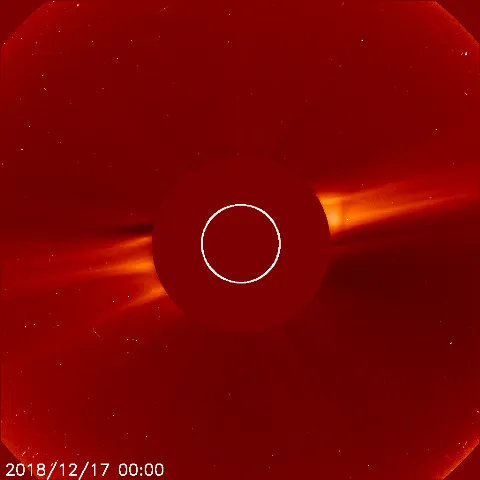 Image of solar wind