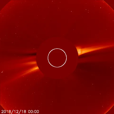 Image of solar wind