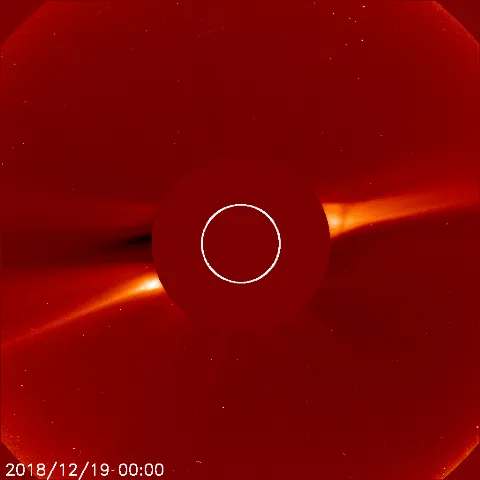 Image of solar wind