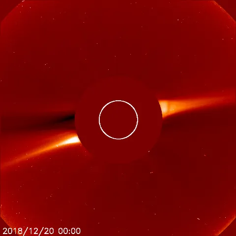 Image of solar wind