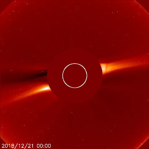 Image of solar wind