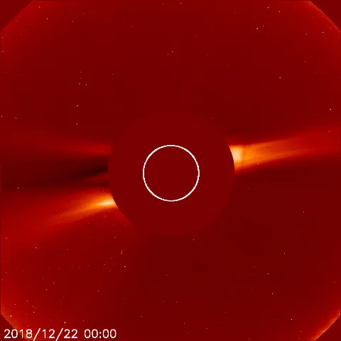 Image of solar wind