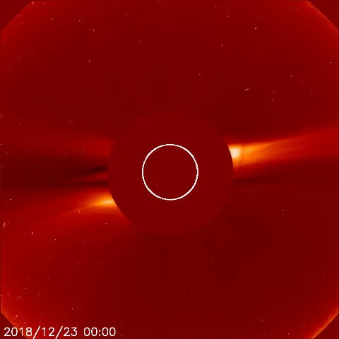 Image of solar wind