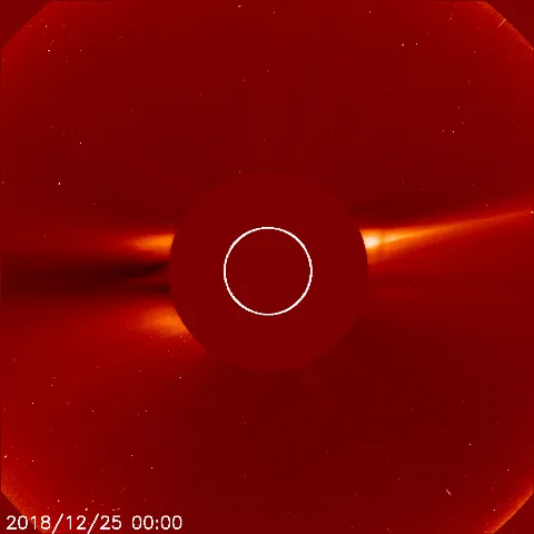 Image of solar wind