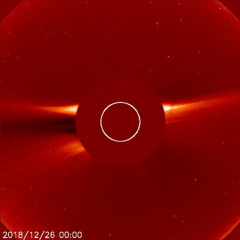 Image of solar wind