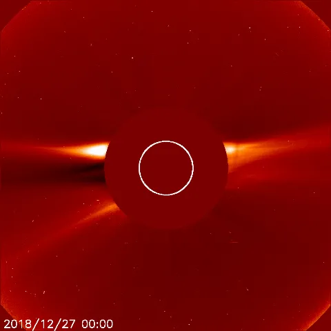 Image of solar wind