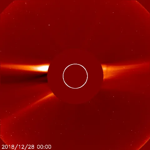 Image of solar wind