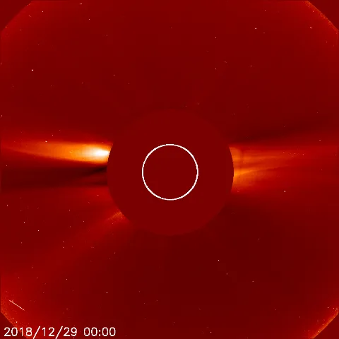 Image of solar wind