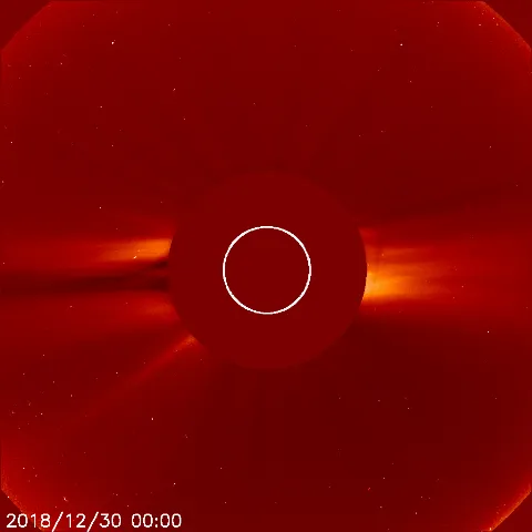 Image of solar wind