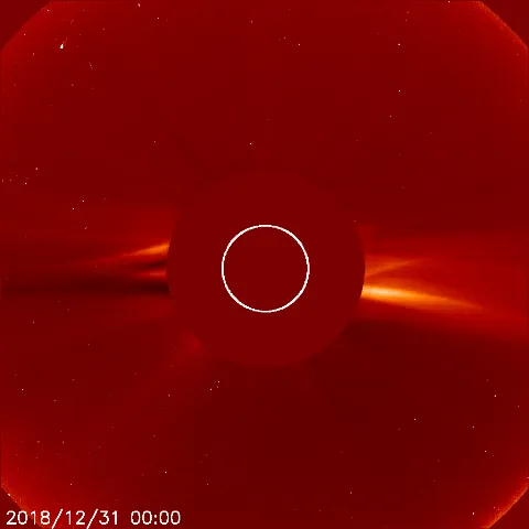 Image of solar wind