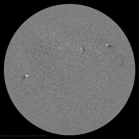 Image of Sun's magnetic field