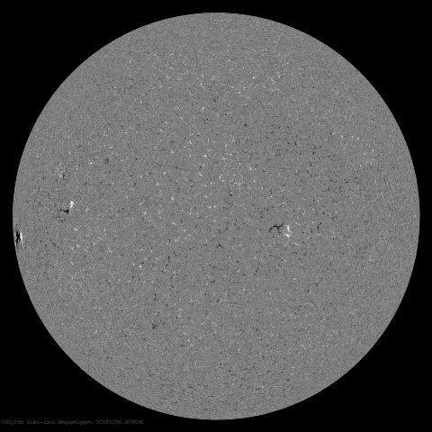 Image of Sun's magnetic field