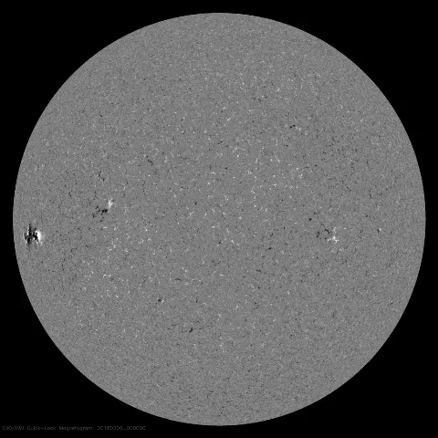 Image of Sun's magnetic field