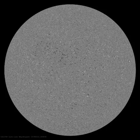 Image of Sun's magnetic field