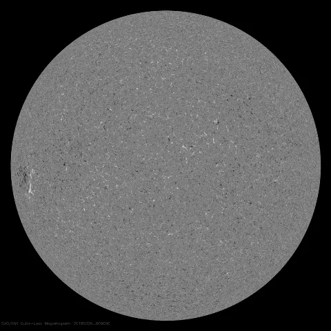 Image of Sun's magnetic field