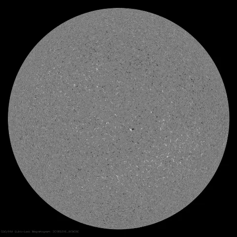 Image of Sun's magnetic field