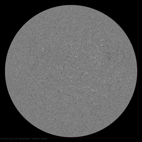 Image of Sun's magnetic field