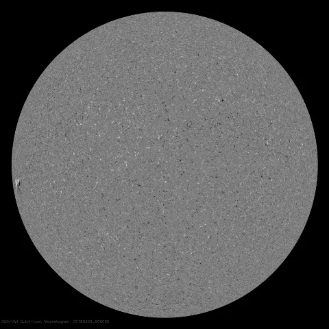 Image of Sun's magnetic field