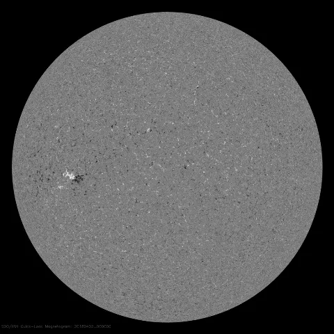 Image of Sun's magnetic field