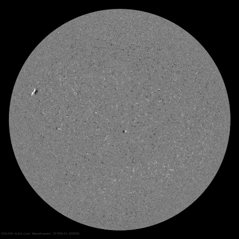 Image of Sun's magnetic field