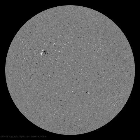 Image of Sun's magnetic field