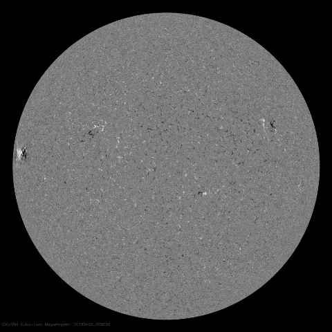 Image of Sun's magnetic field