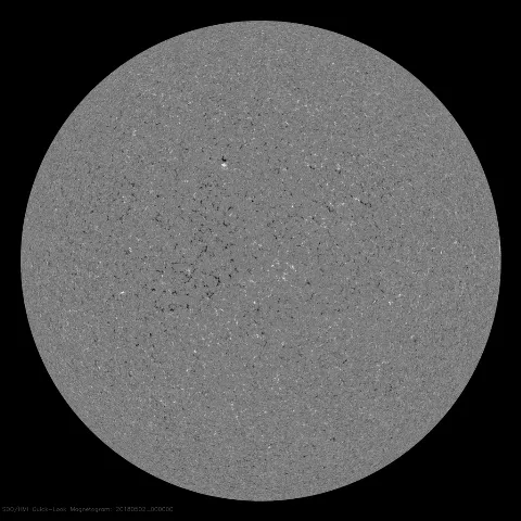 Image of Sun's magnetic field