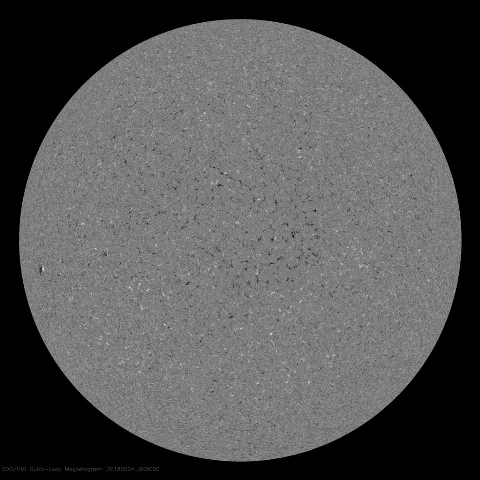 Image of Sun's magnetic field