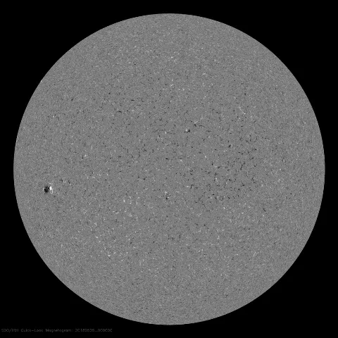 Image of Sun's magnetic field